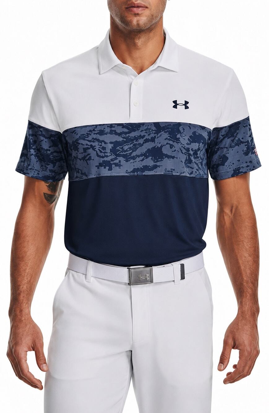 Under Armour Men's Freedom Block Camo Short Sleeve Polo Shirt